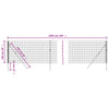 trådhegn 1x10 m galvaniseret stål grøn
