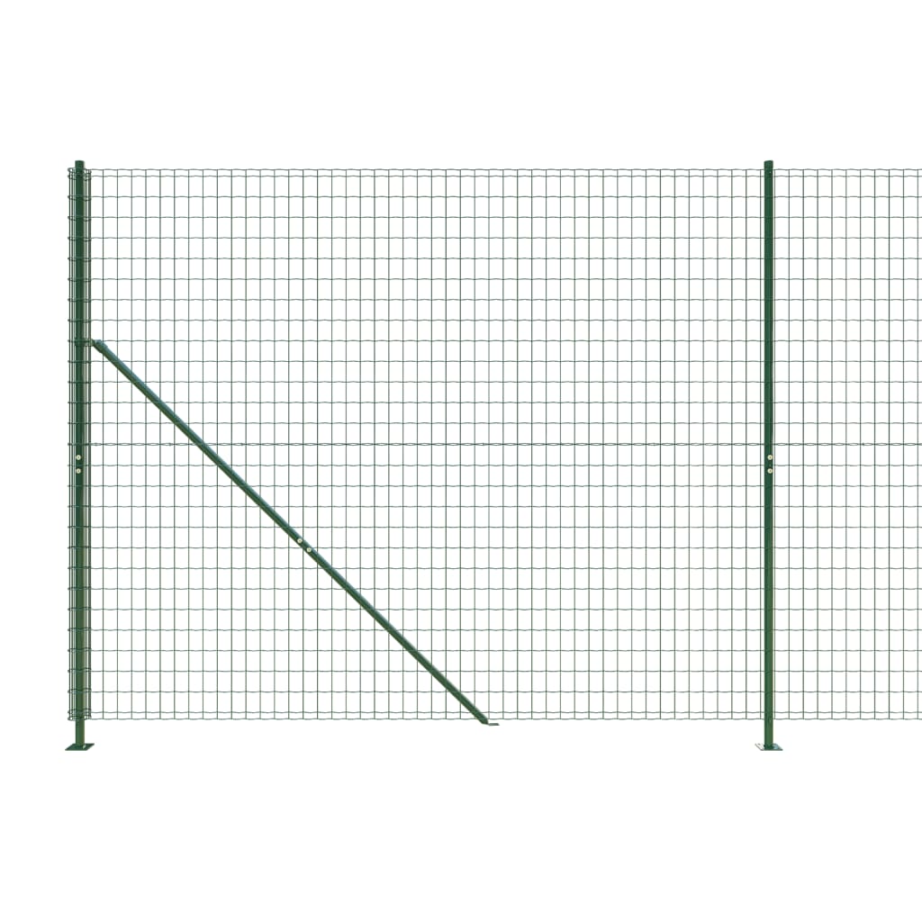 trådhegn med flange 1,6x10 m grøn