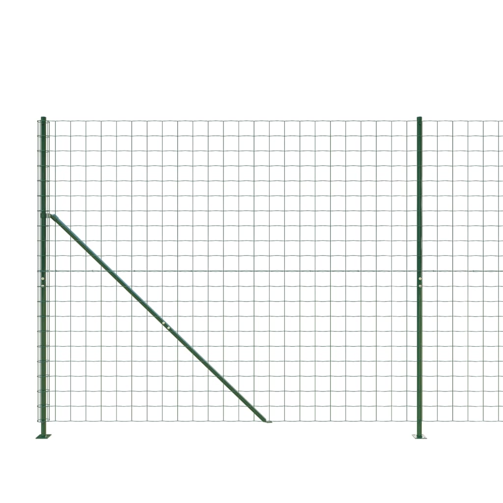 trådhegn med flange 1,6x10 m grøn