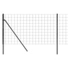 trådhegn 1,1x10 m galvaniseret stål antracitgrå