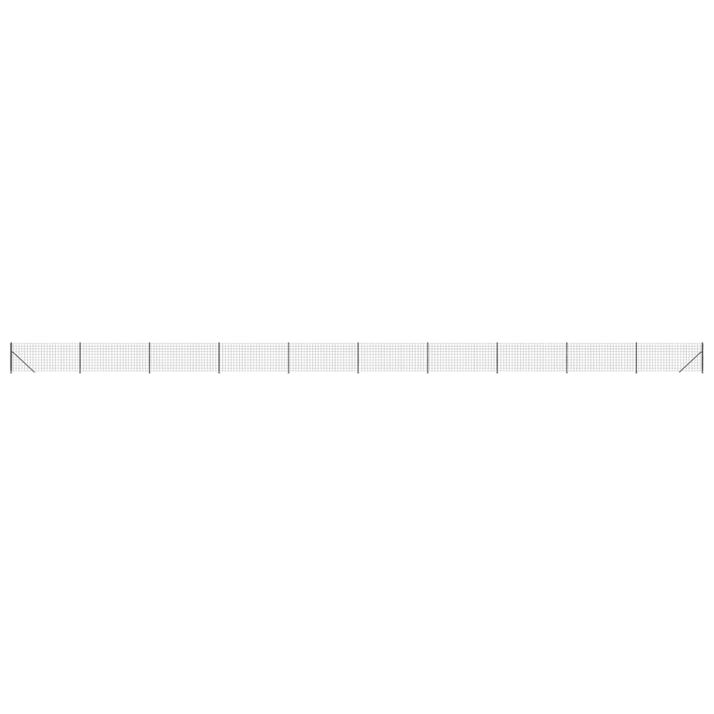 trådhegn med flange 1x25 m antracitgrå