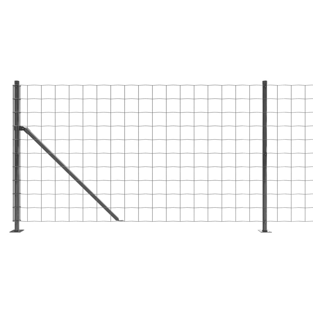 trådhegn med flange 1x25 m antracitgrå