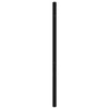 sengegavl 140 cm metal sort
