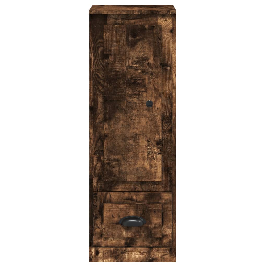 skab 36x35,5x103,5 cm konstrueret træ røget egetræsfarve