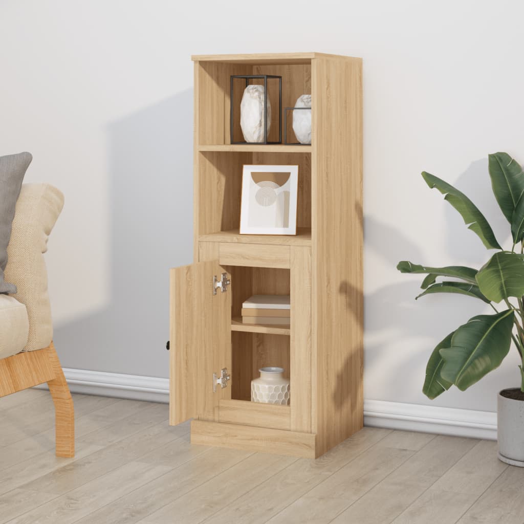 skab 36x35,5x103,5 cm konstrueret træ sonoma-eg