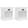 sengeborde 2 stk. 43x36x50 cm hvid