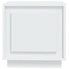 sengeborde 2 stk. 44x35x45 cm konstrueret træ hvid