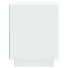 sengeborde 2 stk. 44x35x45 cm konstrueret træ hvid