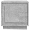 sengebord 44x35x45 cm konstrueret træ betongrå