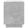 sengebord 44x35x45 cm konstrueret træ betongrå