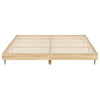 sengeramme 150x200 cm uden madras konstrueret træ sonoma-eg
