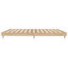 sengeramme 150x200 cm uden madras konstrueret træ sonoma-eg