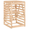 skraldespandsskjuler 84x90x128,5 cm massivt fyrretræ