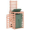 skraldespandsskjuler 84x90x128,5 cm massivt douglasgran