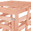 skraldespandsskjuler 84x90x128,5 cm massivt douglasgran