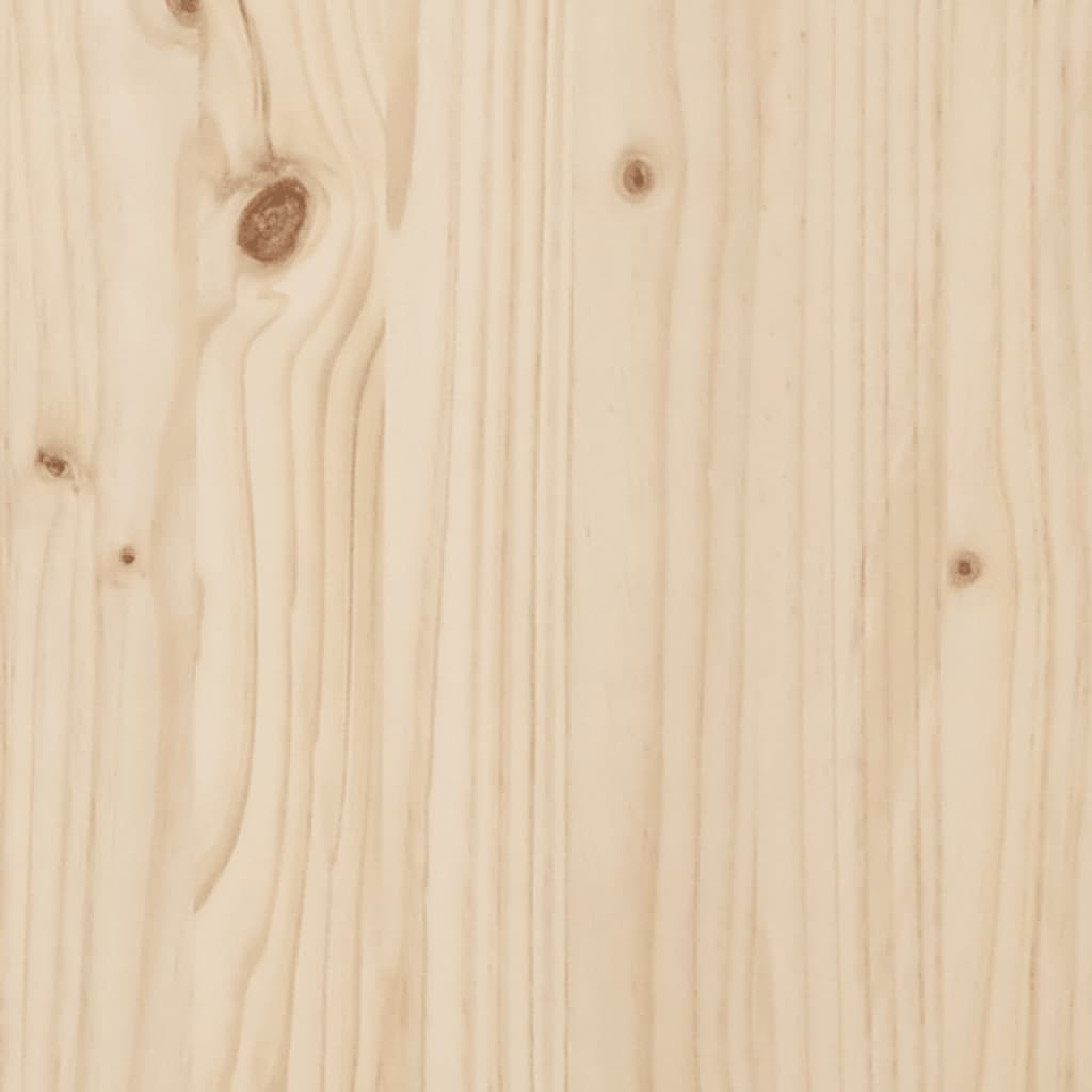 bænk med plantekasser 184,5x39,5x56,5 cm massivt fyrretræ