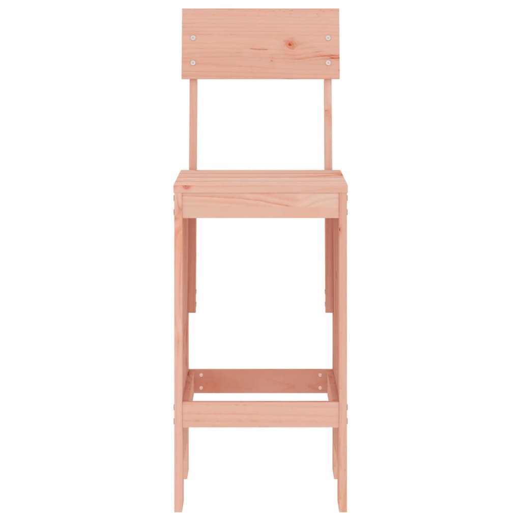 barstole 2 stk. 40x48,5x115,5 cm massivt douglasgran