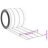 bændelgardin 200 mm x 1,6 mm 10 m PVC transparent