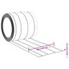 bændelgardin 200 mm x 1,6 mm 50 m PVC transparent