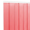 bændelgardin 200 mm x 1,6 mm 25 m PVC rød