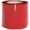 bændelgardin 200 mm x 1,6 mm 25 m PVC rød