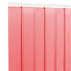 bændelgardin 200 mm x 1,6 mm 50 m PVC rød