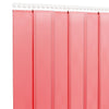 bændelgardin 200 mm x 2,6 mm 10 m PVC rød