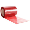 bændelgardin 300 mm x 2,6 mm 25 m PVC rød