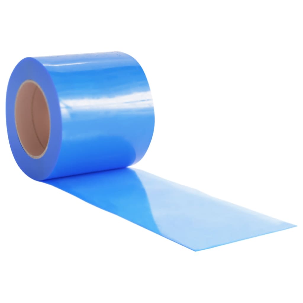 bændelgardin 200 mm x 1,6 mm 10 m PVC blå