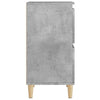 skænke 2 stk. 60x35x70 cm konstrueret træ betongrå