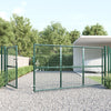 gitterlåge til havehegn 350x175 cm galvaniseret stål grøn