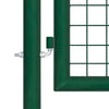 gitterlåge til havehegn 350x175 cm galvaniseret stål grøn