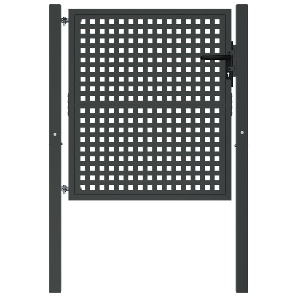 havelåge 105x150 cm stål antracitgrå
