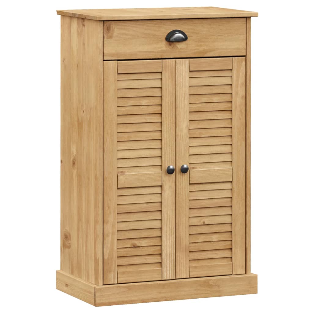 skoskab VIGO 60x35x96 cm massivt fyrretræ