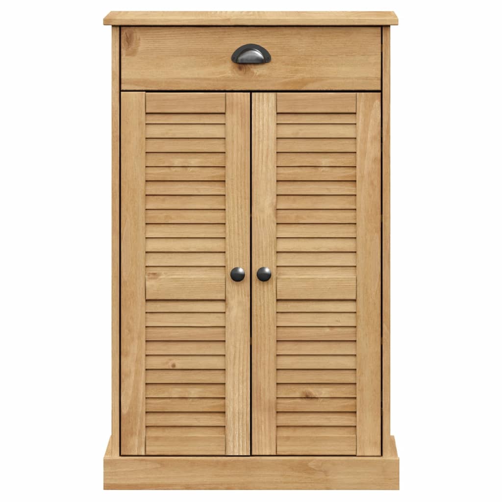 skoskab VIGO 60x35x96 cm massivt fyrretræ