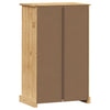 skoskab VIGO 60x35x96 cm massivt fyrretræ
