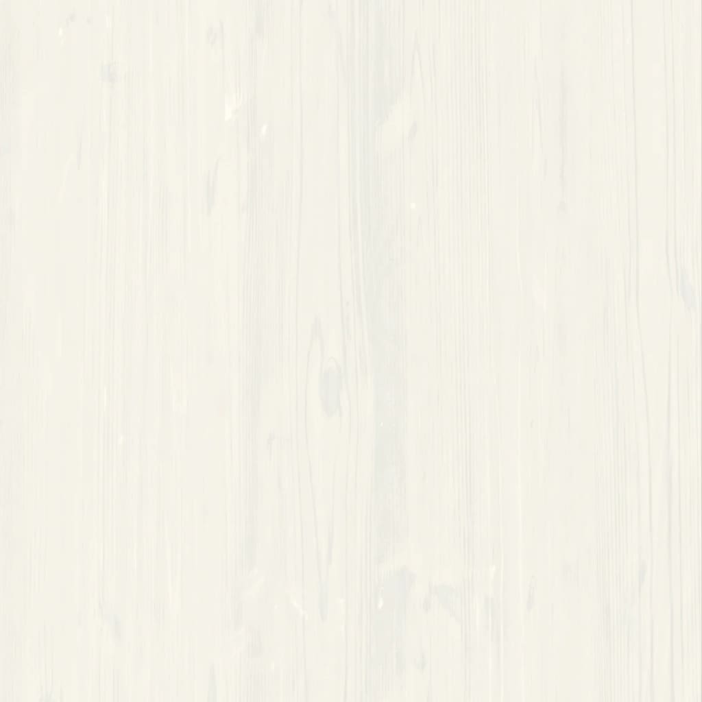 skoskab VIGO 60x35x96 cm massivt fyrretræ hvid