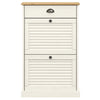 skoskab VIGO 60x35x96 cm massivt fyrretræ hvid
