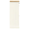 skoskab VIGO 60x35x96 cm massivt fyrretræ hvid