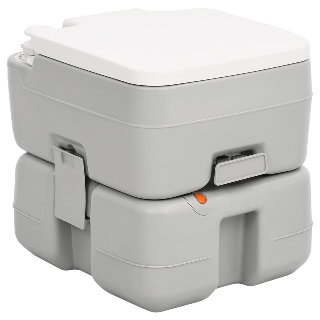 transportabelt campingtoilet og håndvask