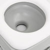 transportabelt campingtoilet og håndvask