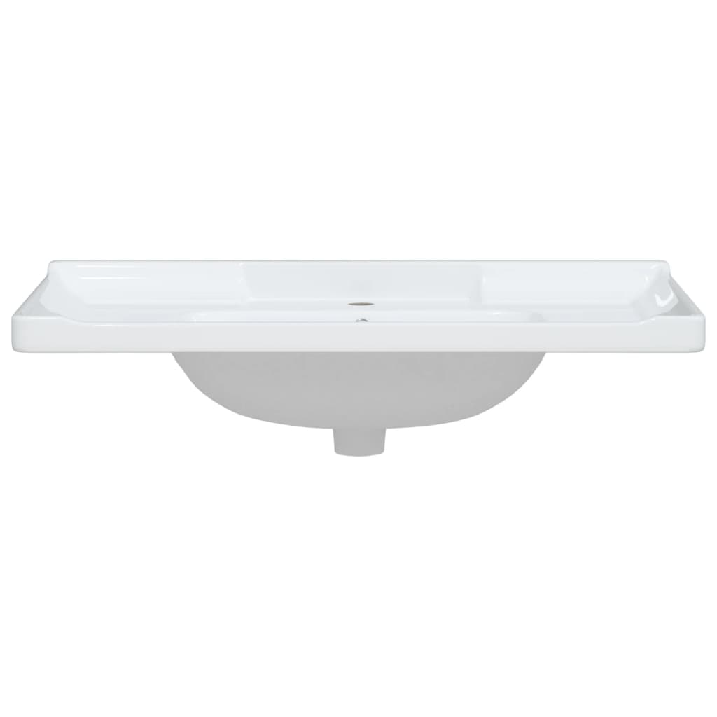 badeværelsesvask 91,5x48x23 cm rektangulær keramisk hvid