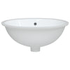 badeværelsesvask 47x39x21 cm oval keramisk hvid
