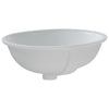 badeværelsesvask 47x39x21 cm oval keramisk hvid