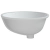 badeværelsesvask 47x39x21 cm oval keramisk hvid