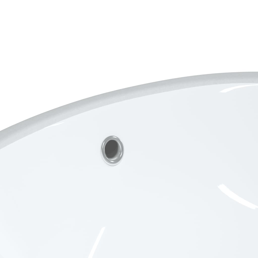badeværelsesvask 47x39x21 cm oval keramisk hvid