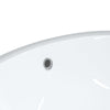 badeværelsesvask 47x39x21 cm oval keramisk hvid