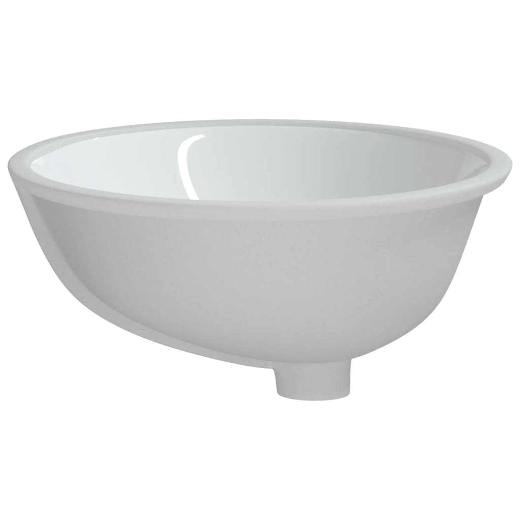 badeværelsesvask 56x41x20 cm oval keramisk hvid