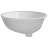 badeværelsesvask 56x41x20 cm oval keramisk hvid