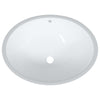 badeværelsesvask 56x41x20 cm oval keramisk hvid